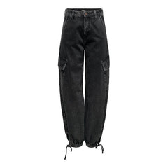 Only Black Cotton Boyfriend Jean -   -  Only.