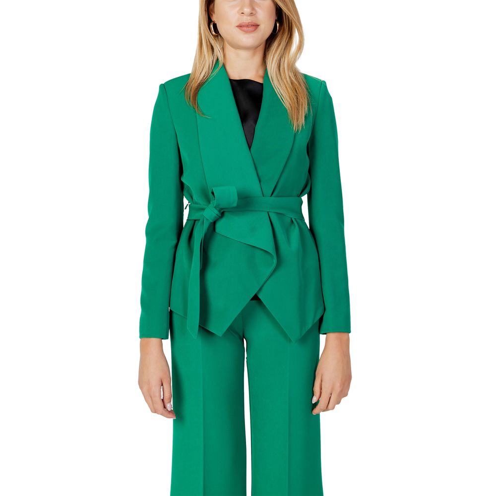 Sandro Ferrone Green Polyester Blazer -   -  Sandro Ferrone.