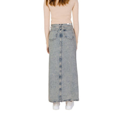 Calvin Klein Jeans Blue Cotton Skirt -   -  Calvin Klein Jeans.