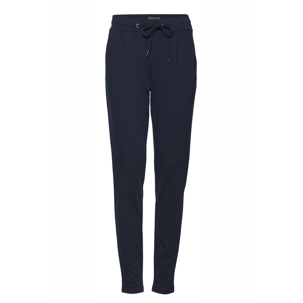 ICHI Blue Polyester Pant -   -  ICHI.