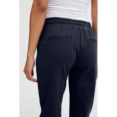 ICHI Blue Polyester Pant -   -  ICHI.