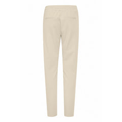 ICHI Beige Polyester Pant -   -  ICHI.