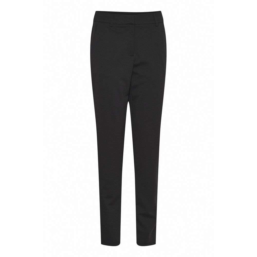 ICHI Black Recycled Polyester Pant -   -  ICHI.