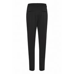 ICHI Black Recycled Polyester Pant -   -  ICHI.