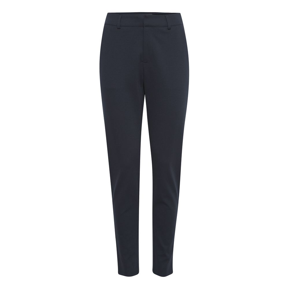 ICHI Blue Recycled Polyester Pant -   -  ICHI.