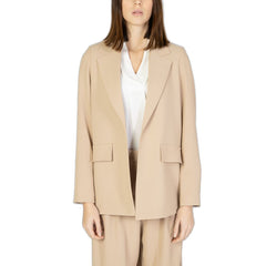 Sandro Ferrone Beige Polyester Blazer -   -  Sandro Ferrone.