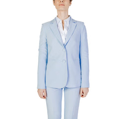 Sandro Ferrone Blue Polyester Blazer -   -  Sandro Ferrone.