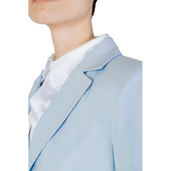 Sandro Ferrone Blue Polyester Blazer -   -  Sandro Ferrone.