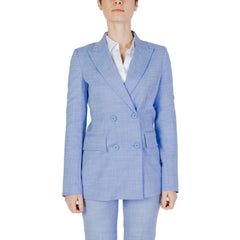 Sandro Ferrone Blue Viscose Blazer -   -  Sandro Ferrone.