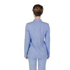 Sandro Ferrone Blue Viscose Blazer -   -  Sandro Ferrone.