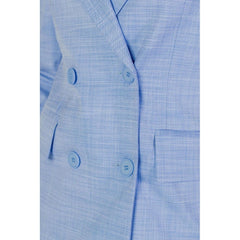 Sandro Ferrone Blue Viscose Blazer -   -  Sandro Ferrone.