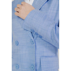 Sandro Ferrone Blue Viscose Blazer -   -  Sandro Ferrone.