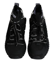 Dolce & Gabbana Black Sorrento Logo Men Sneakers Socks Shoes -   -  Dolce & Gabbana.