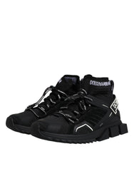 Dolce & Gabbana Black Sorrento Logo Men Sneakers Socks Shoes -   -  Dolce & Gabbana.