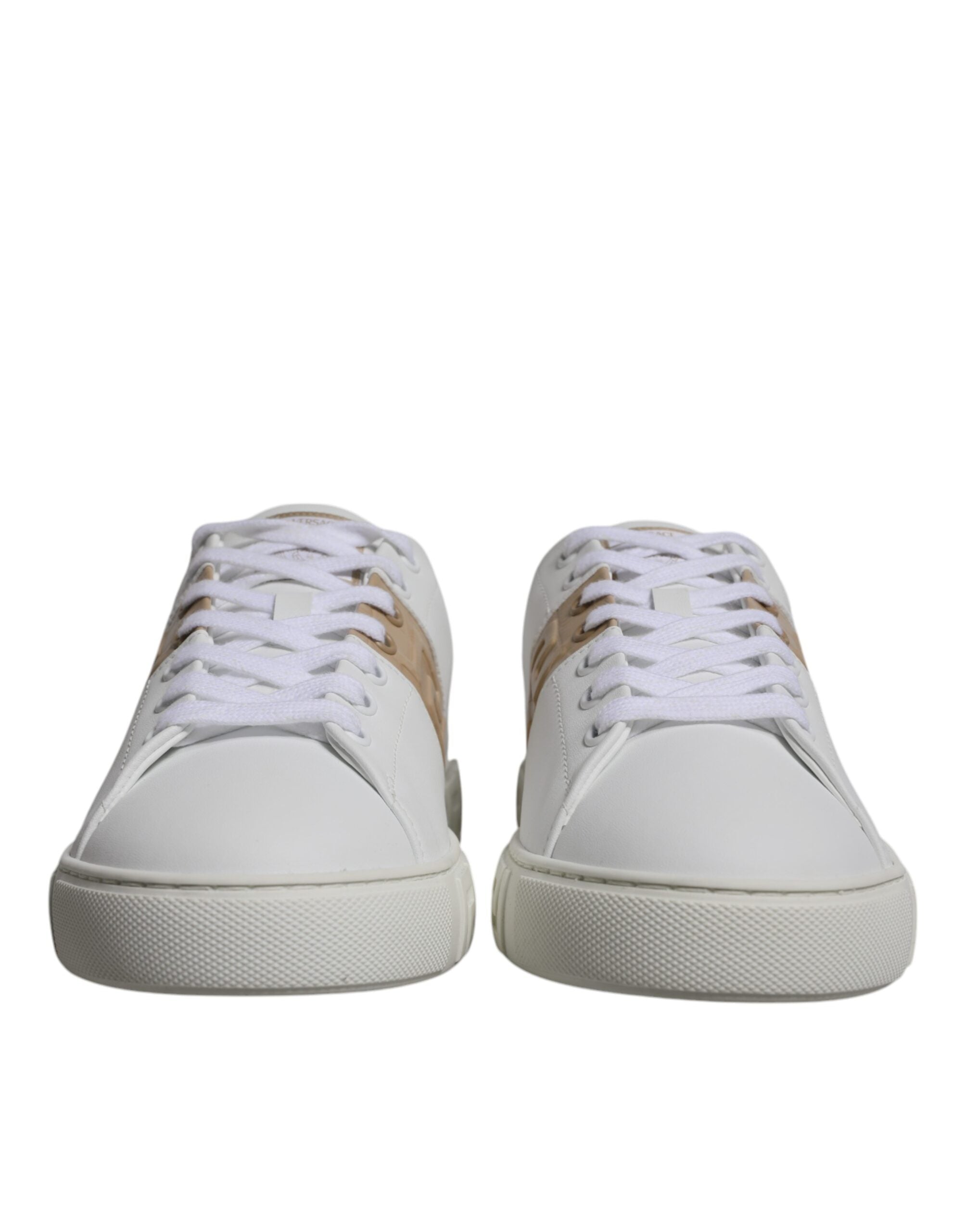 Versace White Brown Greca Print TPU Low Top Men Sneakers Shoes -   -  Versace. Versace White Brown Greca Print TPU Low Top Men Sneakers Shoes -   -  Versace.