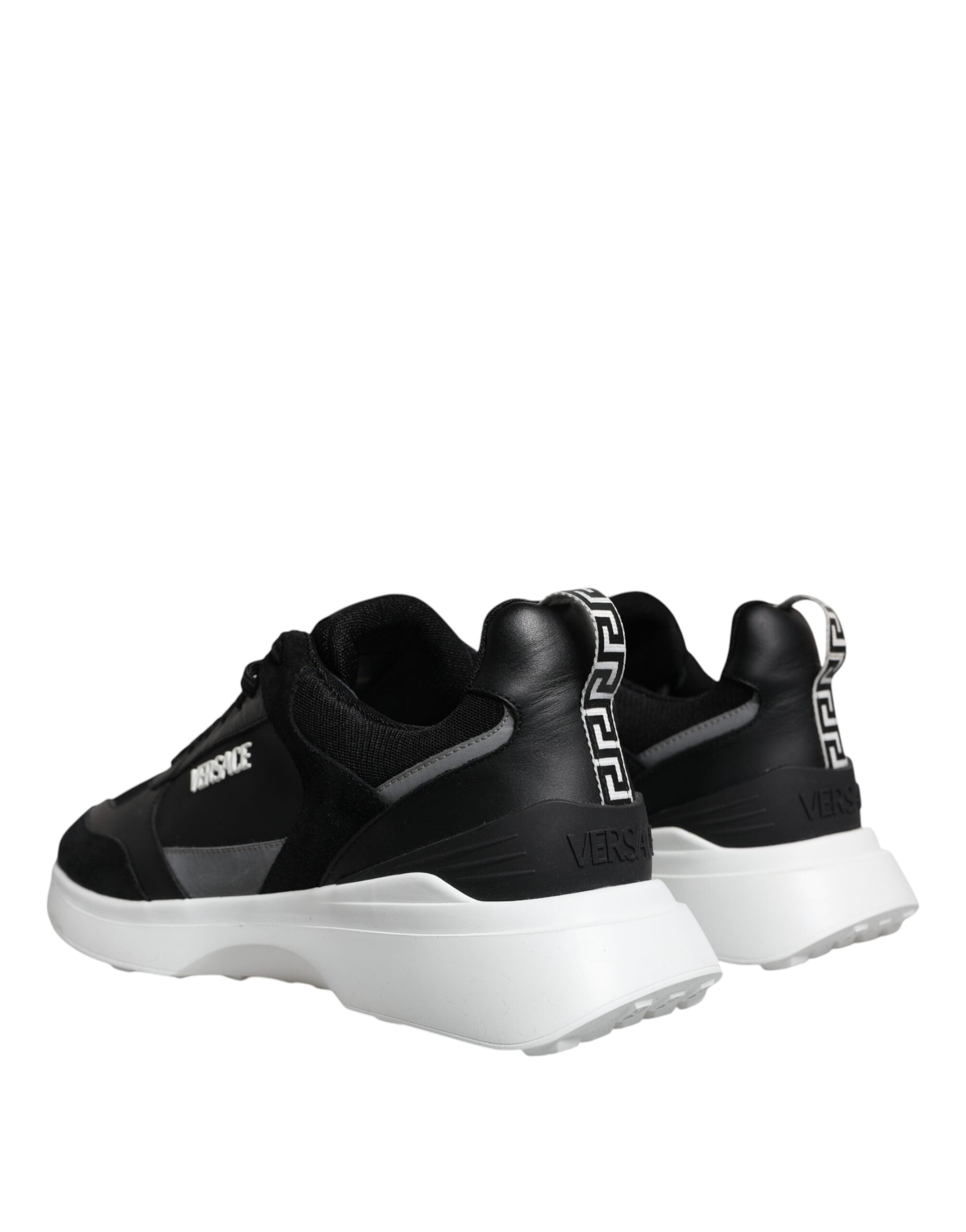 Versace Black Canvas Quad Fabric Medusa Low Top Sneaker Shoes -   -  Versace. Versace Black Canvas Quad Fabric Medusa Low Top Sneaker Shoes -   -  Versace.