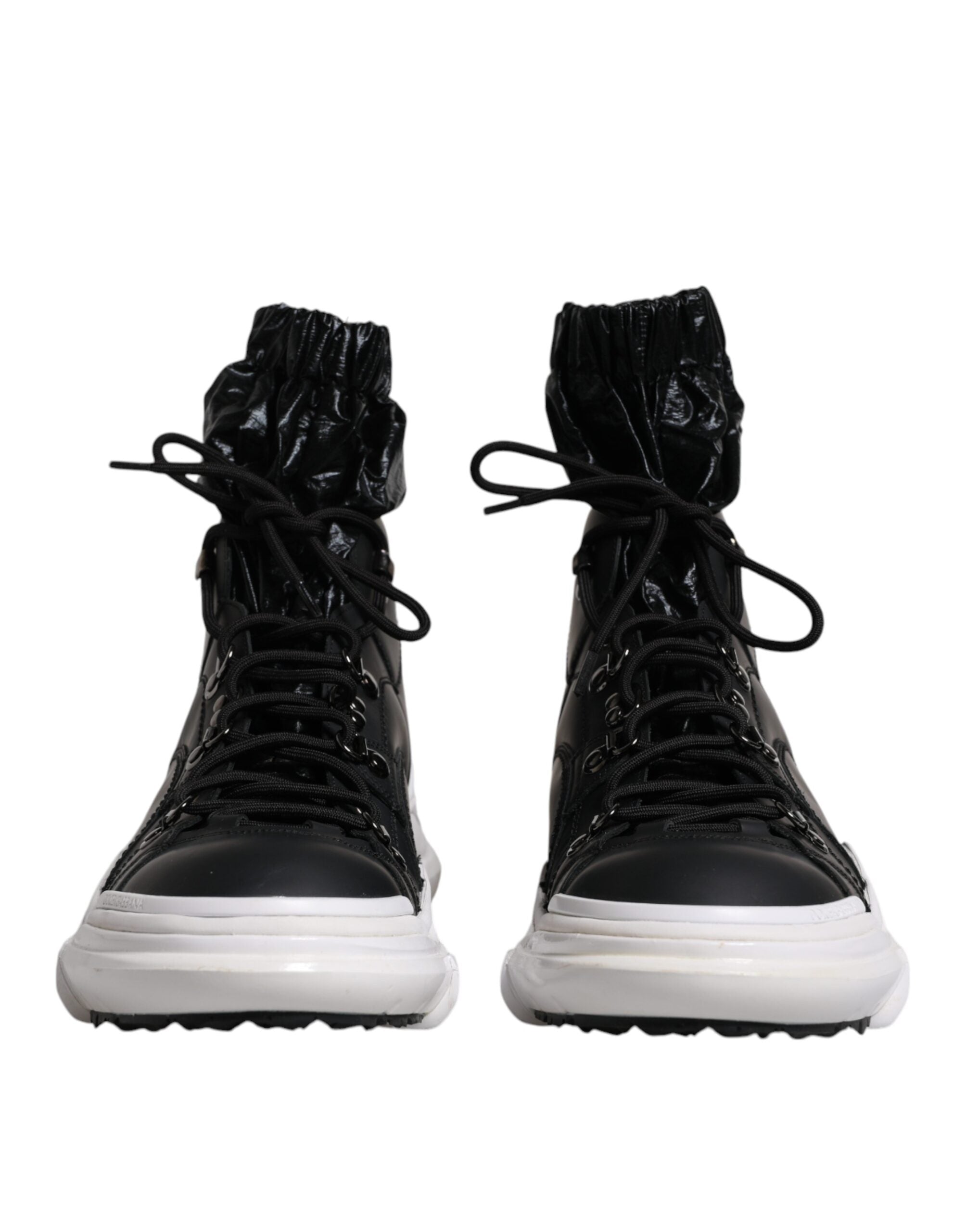 Dolce & Gabbana Black Nylon Galileo High Top Sneakers Shoes -   -  Dolce & Gabbana. Dolce & Gabbana Black Nylon Galileo High Top Sneakers Shoes -   -  Dolce & Gabbana.
