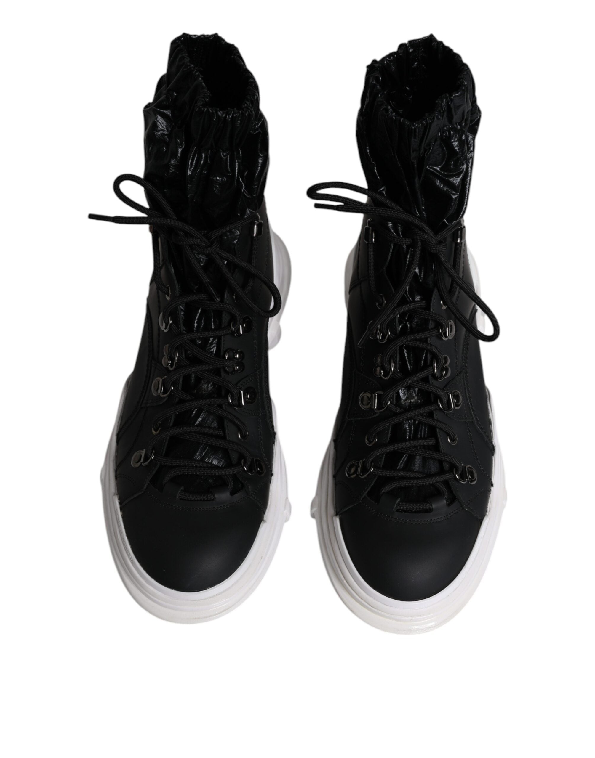Dolce & Gabbana Black Nylon Galileo High Top Sneakers Shoes -   -  Dolce & Gabbana. Dolce & Gabbana Black Nylon Galileo High Top Sneakers Shoes -   -  Dolce & Gabbana.