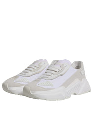 Dolce & Gabbana White Leather Daymaster Low Top Sneakers Shoes -   -  Dolce & Gabbana.