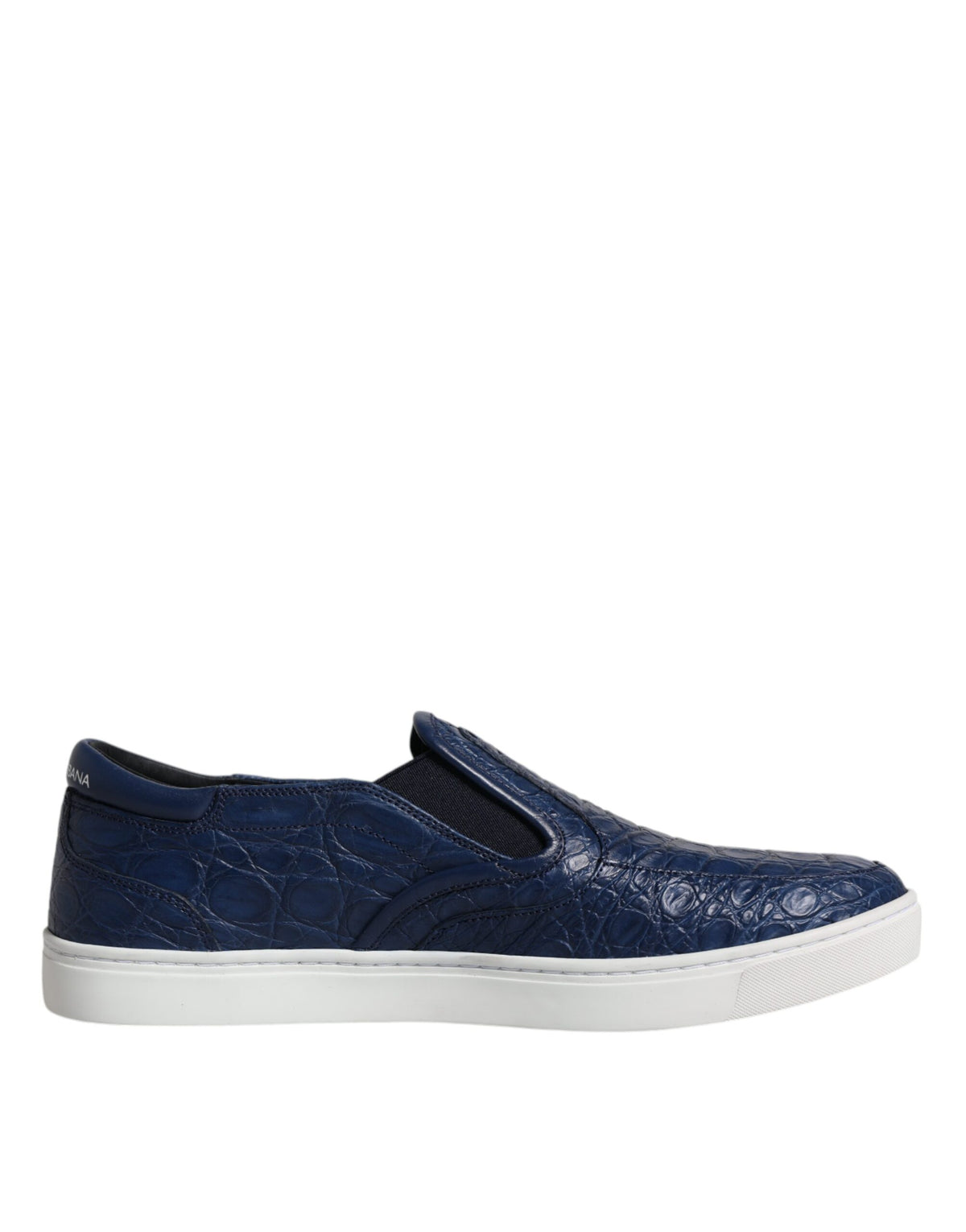 Dolce & Gabbana Blue Croc Exotic Leather Men Sneakers Shoes -   -  Dolce & Gabbana.