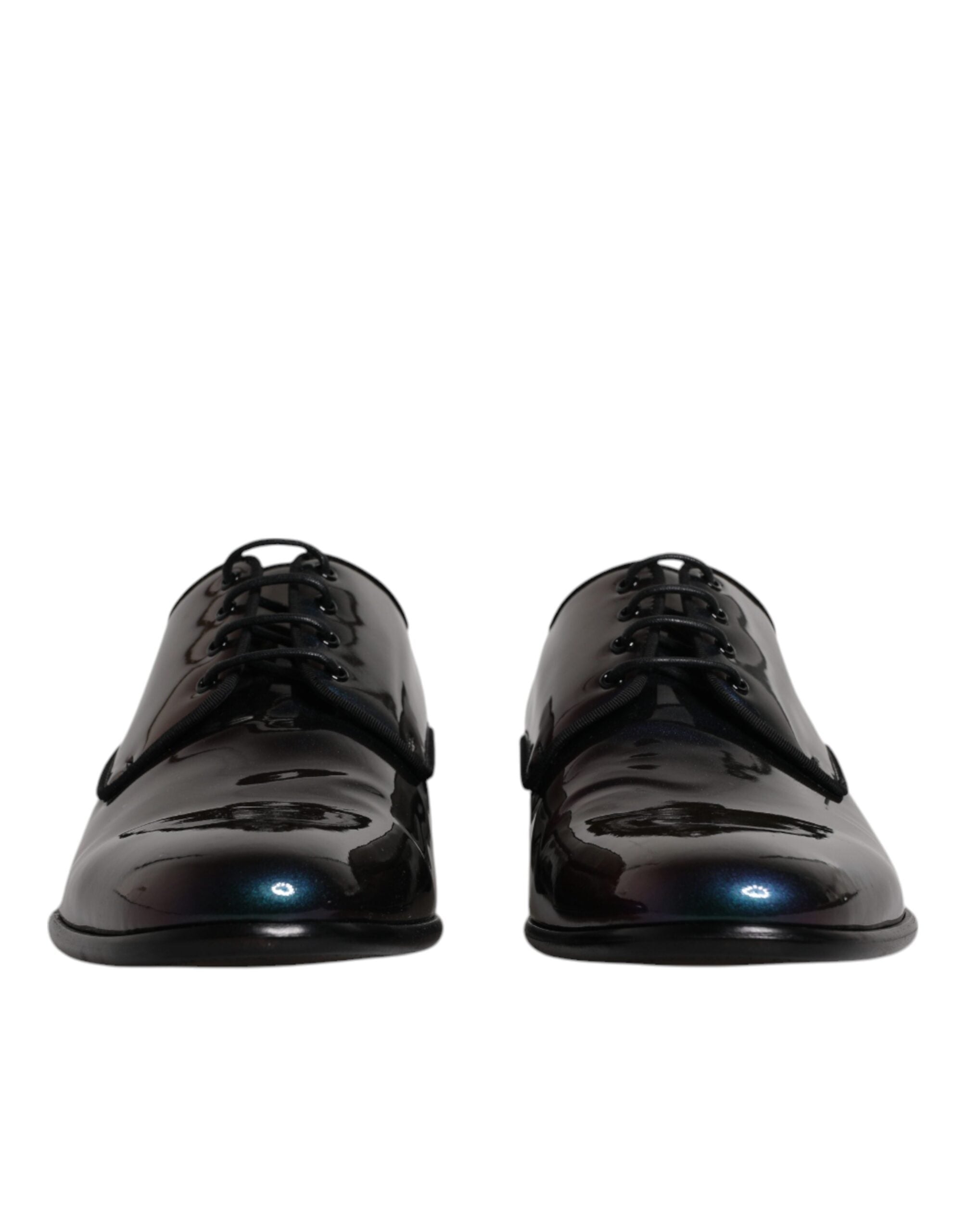 Dolce & Gabbana Peacock Patent Leather Derby Men Dress Shoes -   -  Dolce & Gabbana. Dolce & Gabbana Peacock Patent Leather Derby Men Dress Shoes -   -  Dolce & Gabbana.