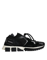 Dolce & Gabbana Black White Logo Sorrento Mens Sneakers Shoes -   -  Dolce & Gabbana.