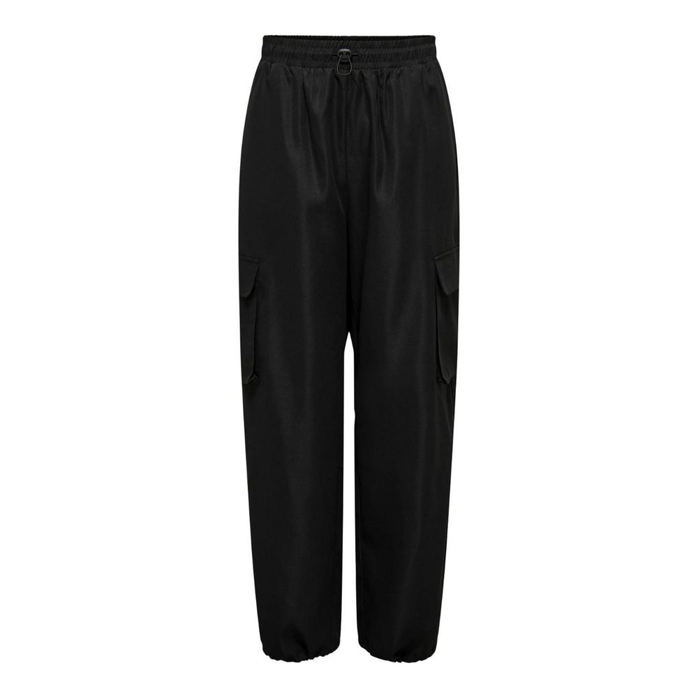 Only Black Cotton Pant -   -  Only.