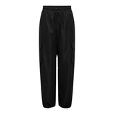 Only Black Cotton Pant -   -  Only.