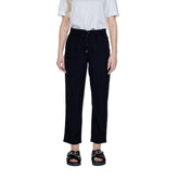 Street One Black Viscose Pant -   -  Street One.