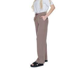 Street One Brown Cotton Pant -   -  Street One.