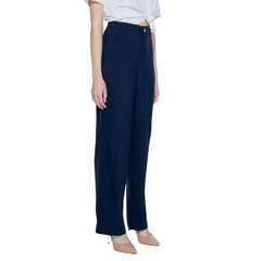 Street One Blue Viscose Pant -   -  Street One.