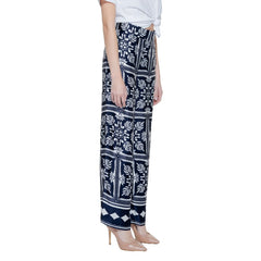 Street One Blue Viscose Pant -   -  Street One.