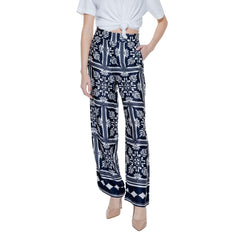 Street One Blue Viscose Pant -   -  Street One.