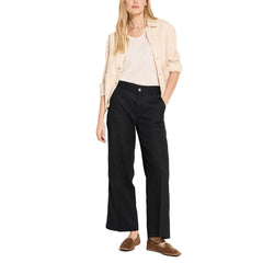 Street One Black Linen Pant -   -  Street One.