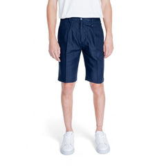 Antony Morato Blue Linen Bermuda -   -  Antony Morato.