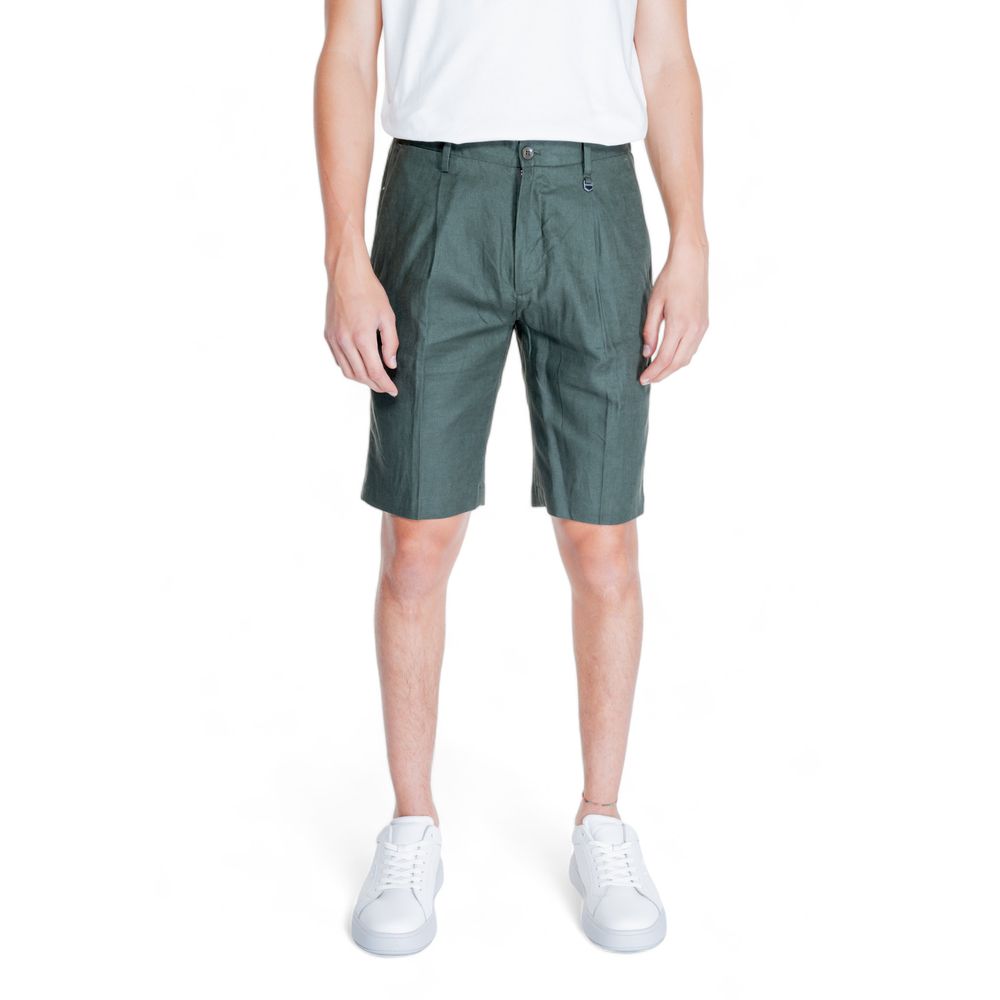 Antony Morato Green Linen Bermuda -   -  Antony Morato.