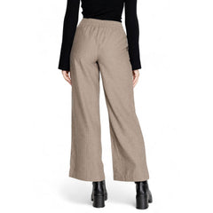 Jacqueline De Yong Brown Cotton Pant -   -  Jacqueline De Yong.