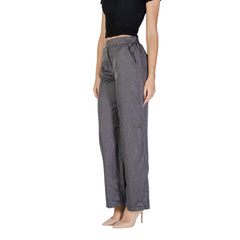 Jacqueline De Yong Gray Polyester Pant -   -  Jacqueline De Yong.
