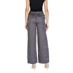 Jacqueline De Yong Gray Polyester Pant -   -  Jacqueline De Yong.