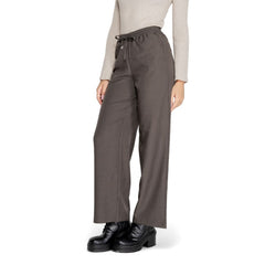 Only Gray Polyester Pant -   -  Only.