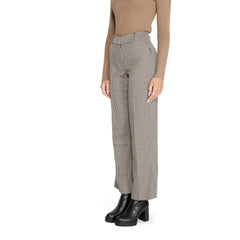 Only Beige Polyester Pant -   -  Only.