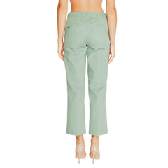 Street One Turquoise Cotton Pant -   -  Street One.
