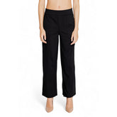 Street One Black Viscose Pant -   -  Street One.