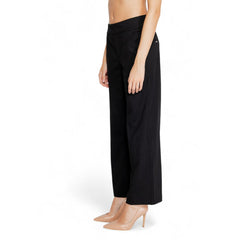 Street One Black Viscose Pant -   -  Street One.