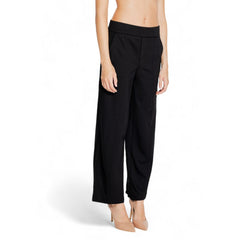 Street One Black Viscose Pant -   -  Street One.