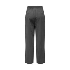 Jacqueline De Yong Gray Viscose Pant -   -  Jacqueline De Yong.