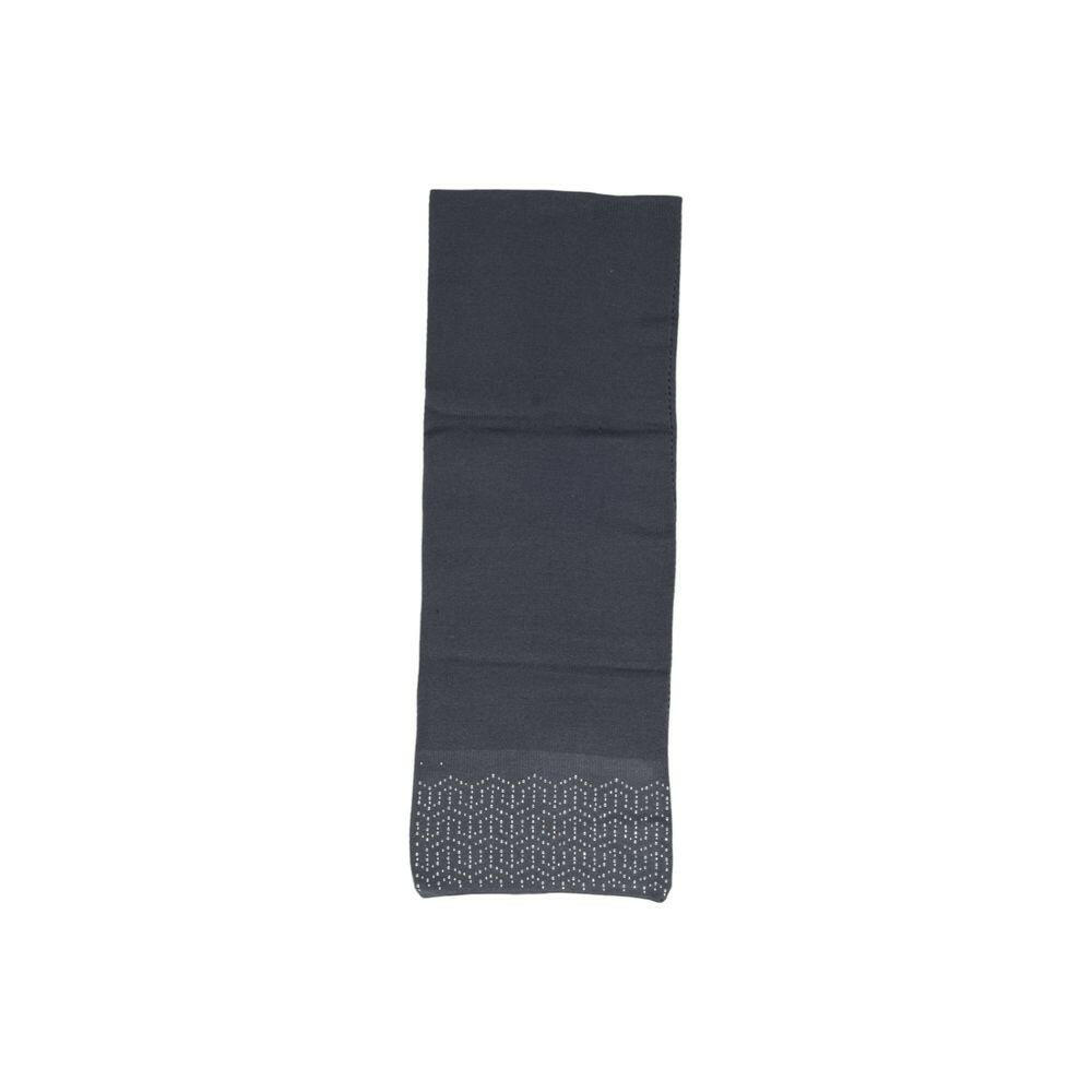 Pieces Gray Polyester Scarf -   -  Pieces.