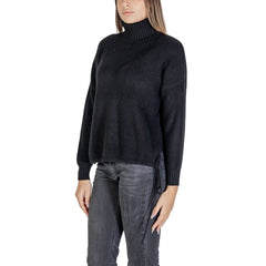 Sandro Ferrone Black Viscose Turtleneck -   -  Sandro Ferrone.