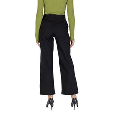 Street One Black Viscose Pant -   -  Street One.