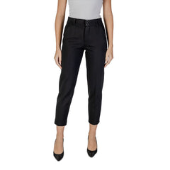 Street One Black Viscose Pant -   -  Street One.